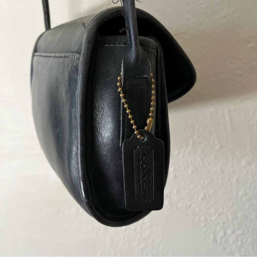 Coach | Black Leather Vintage Chrystie Bag